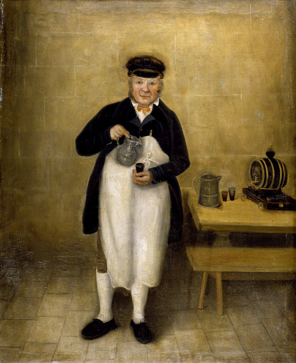 Portrét sklepníka Chatsworth, kolem roku 1835 (olej na palubě) od William Baker