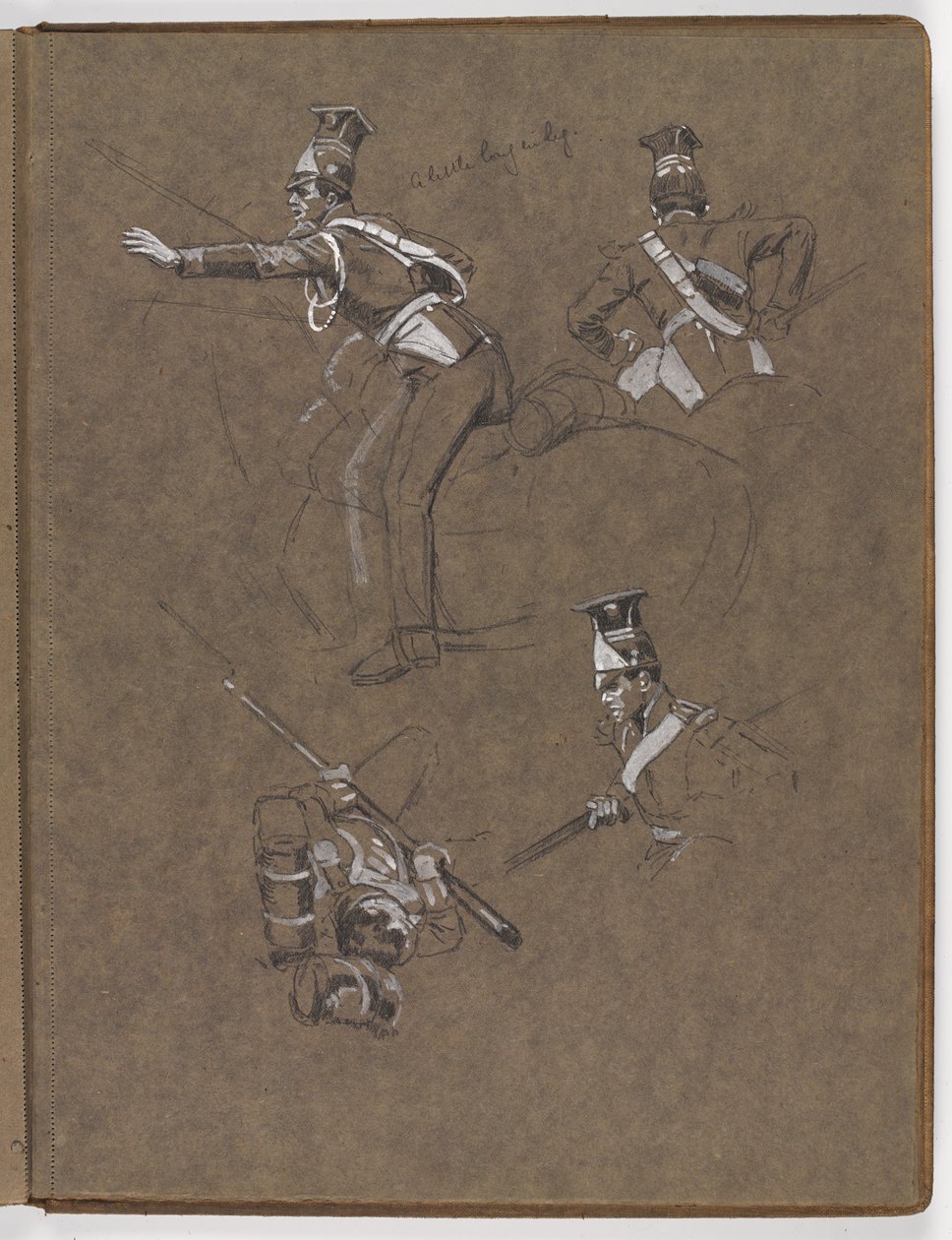 Studie k olejomalbě, ?Vlajka: Albuhera, 16. května 1811? od William Barnes Wollen