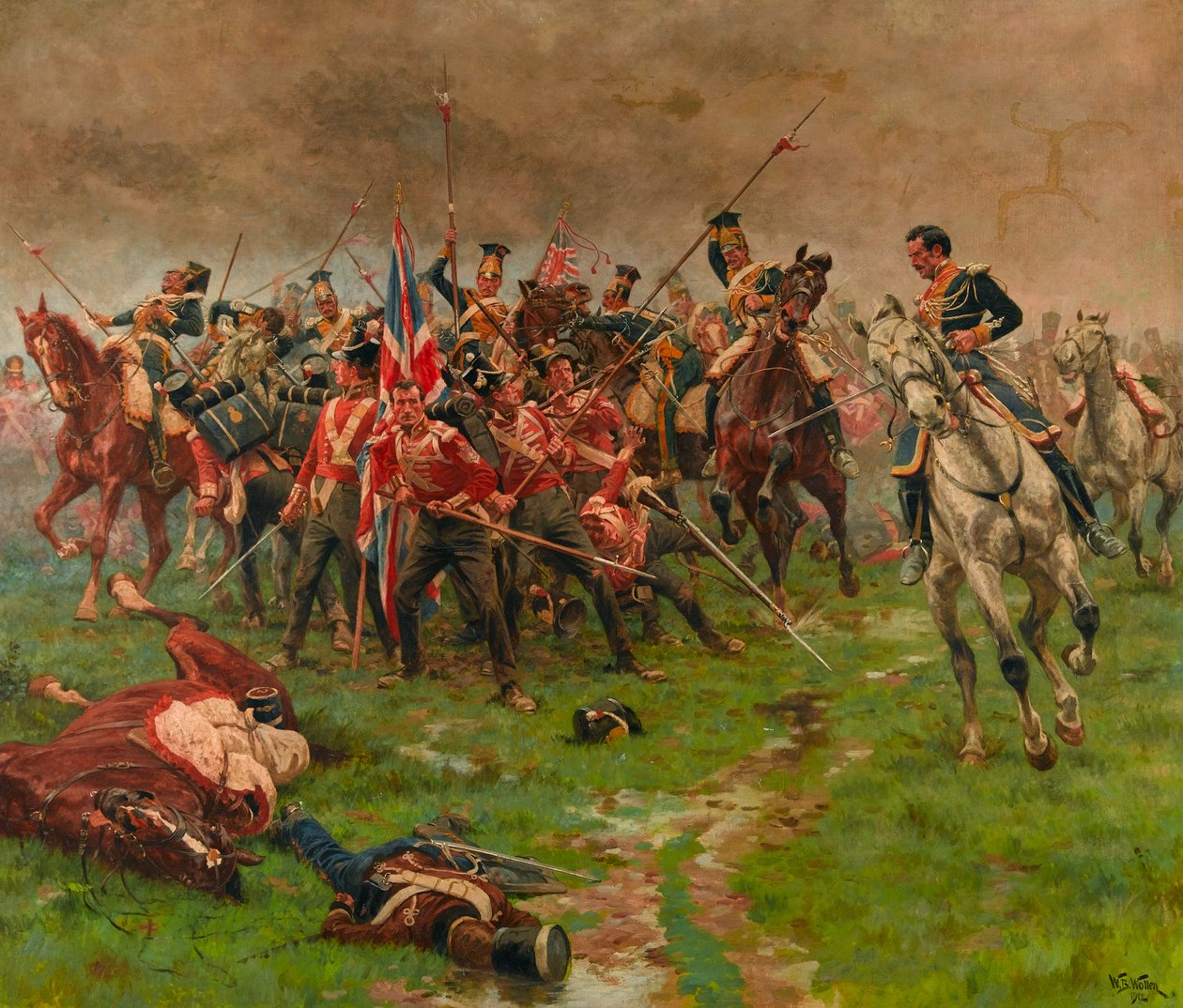 ?Vlajka. Albuhera, 16. května 1811? od William Barnes Wollen