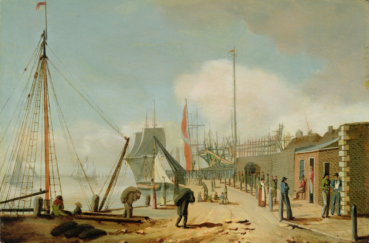 Pohled na South End, Hull od William Barton