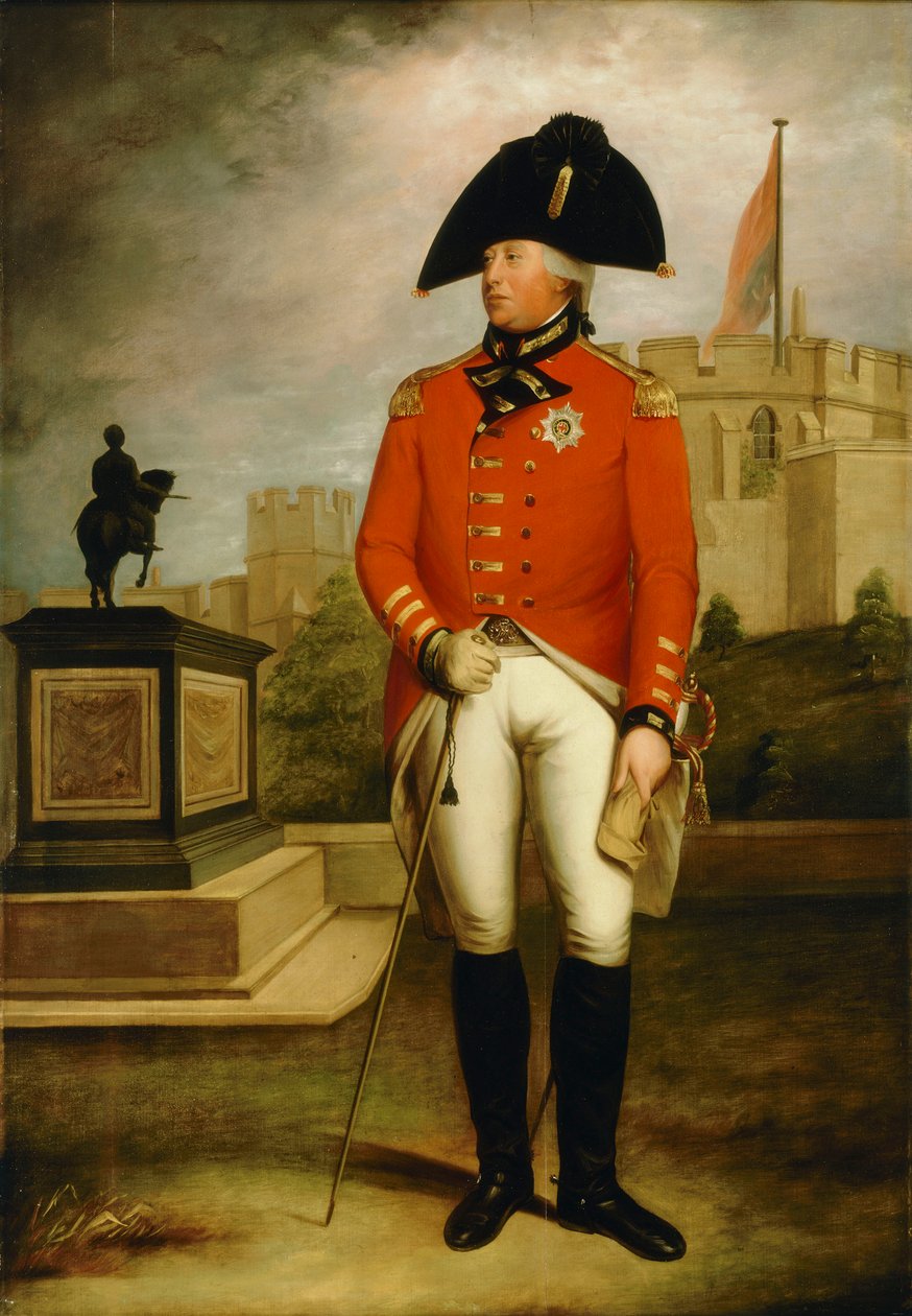 Jiří III (1738-1820), kolem roku 1800 (olej na desce) od William Beechey