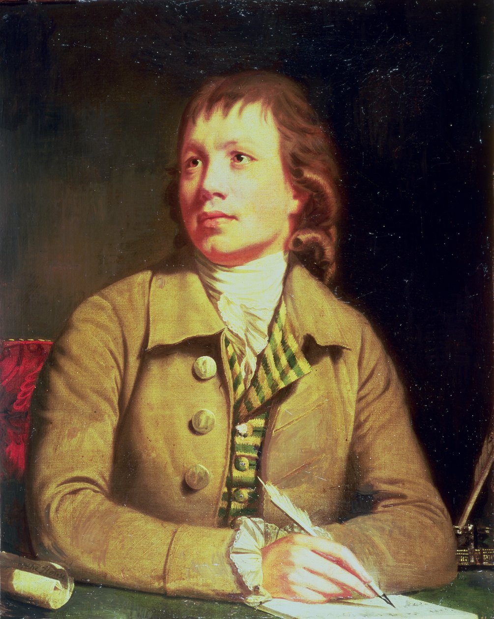 Polodlouhý portrét gentlemana od William Beechey