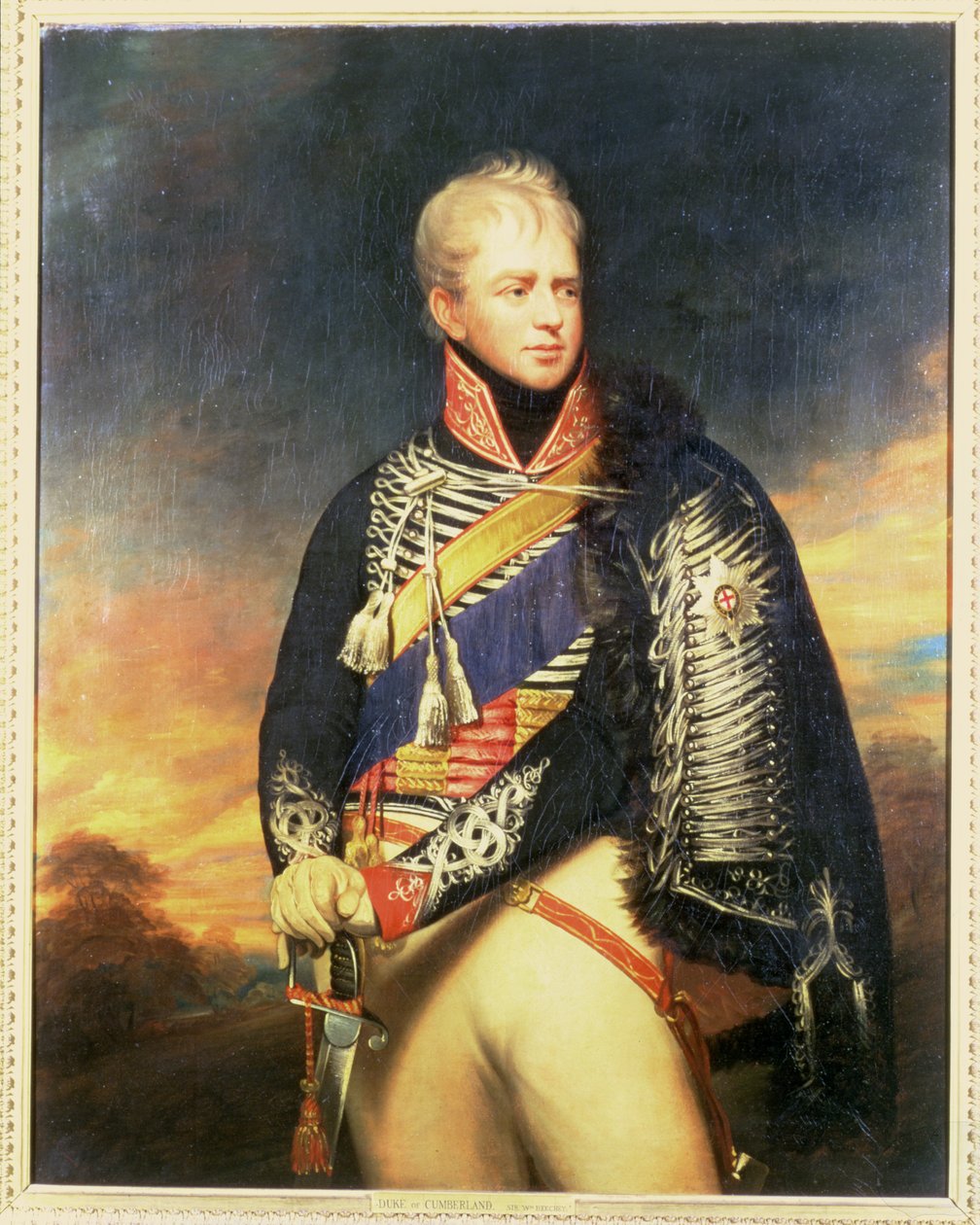 Portrét Ernesta, vévody z Cumberlandu a krále Hannoveru od William Beechey