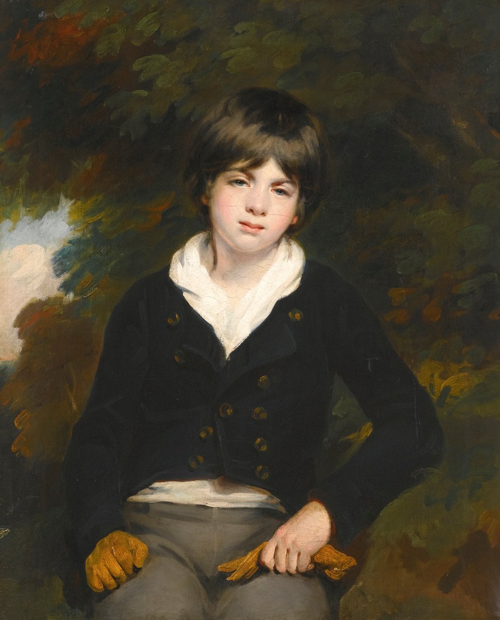 Portrét chlapce, údajně mistra Barkera od William Beechey