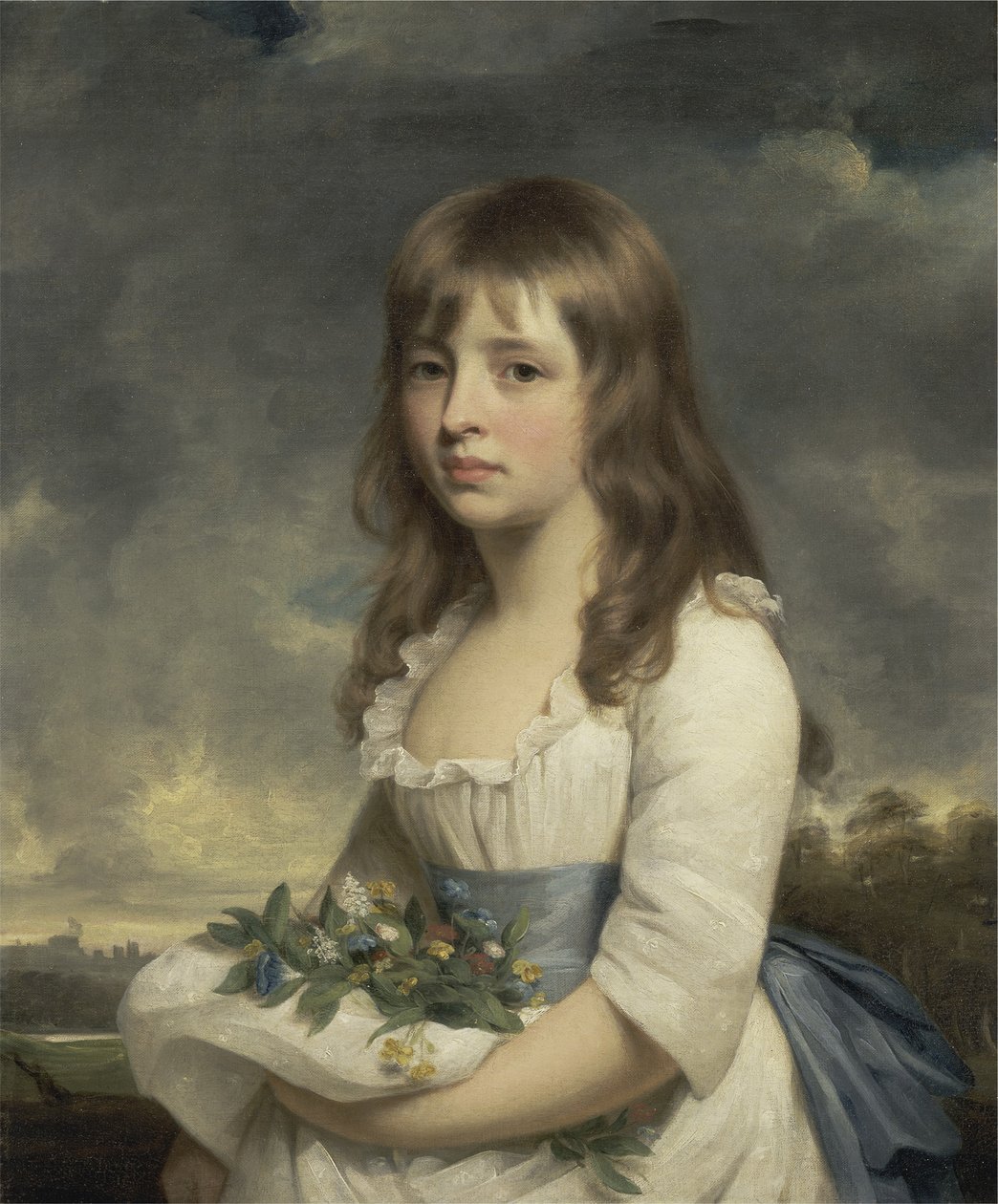 Portrét dívky, cca 1790 (olej na plátně) od William Beechey