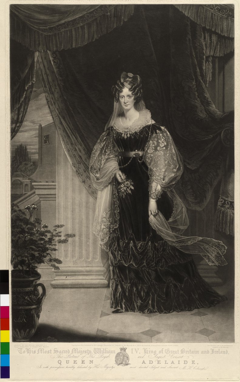 Sasko-Meiningenská princezna Adelaide od William Beechey