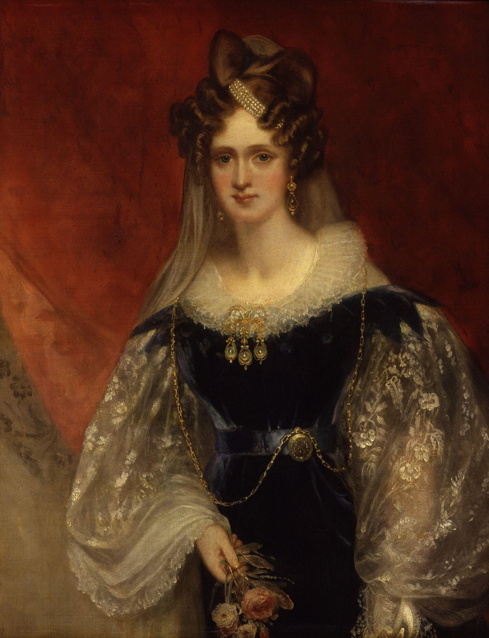 Královna Adelaida (princezna Adelaida Sasko-Meiningenská) od William Beechey