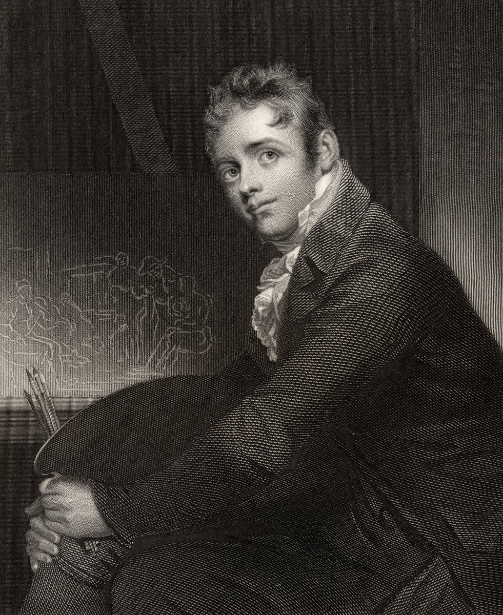 Sir David Wilkie, vyrytý H. Robinsonem, z 