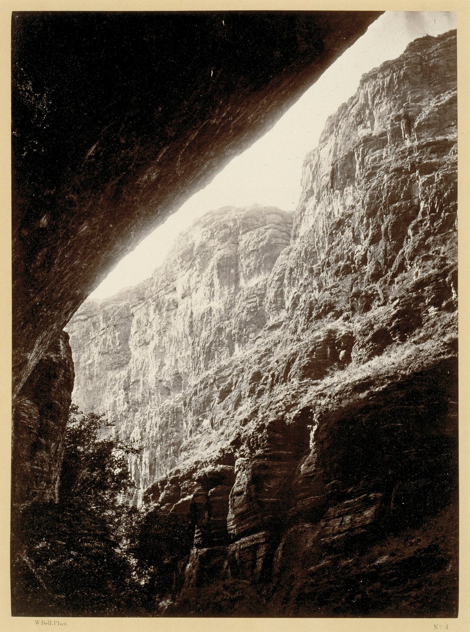 Kaňon Kanab Wash, řeka Colorado, pohled na jih od William Bell