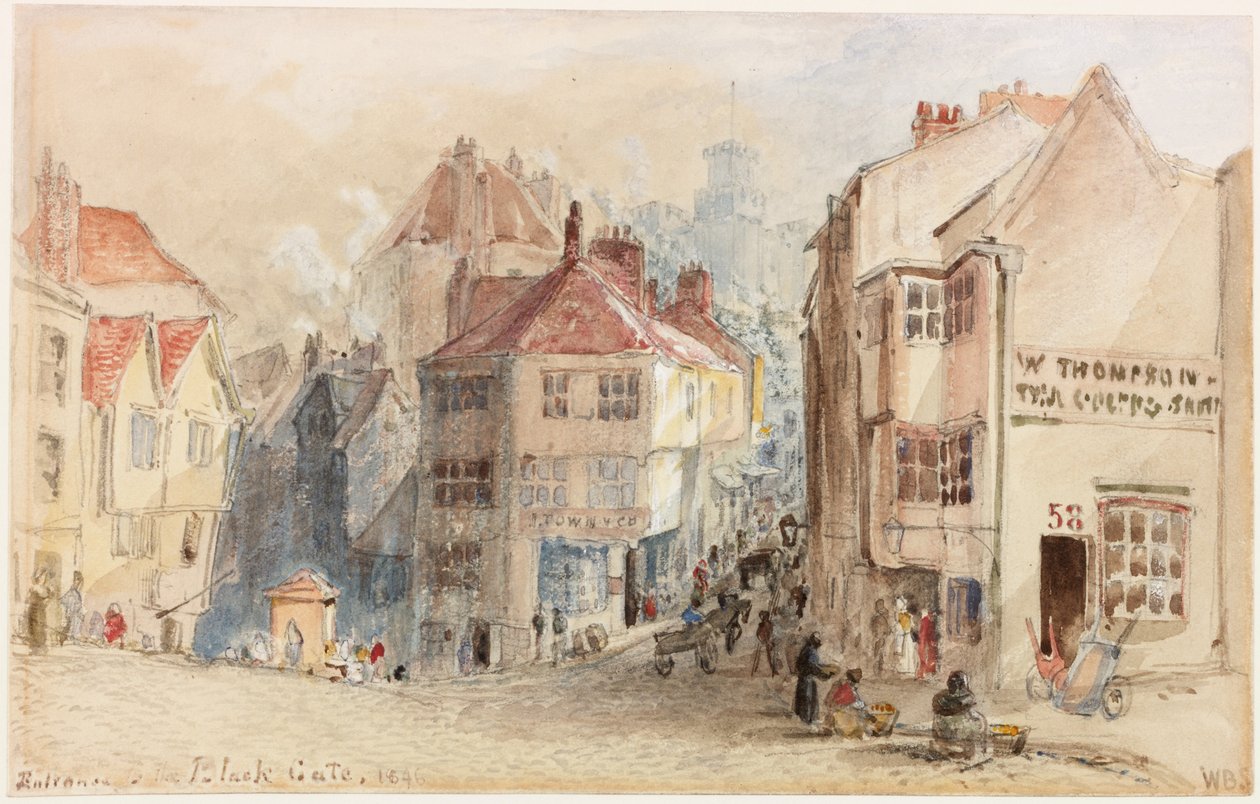 Vchod do Black Gate, Newcastle (barva karoserie) od William Bell Scott