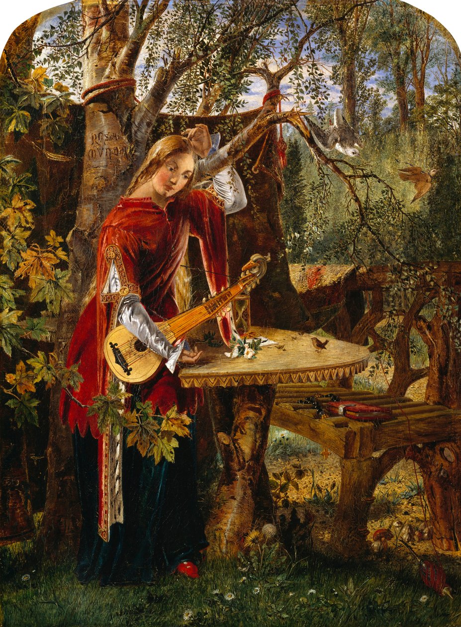 Fair Rosamond Alone in Her Bower (olej na plátně) od William Bell Scott