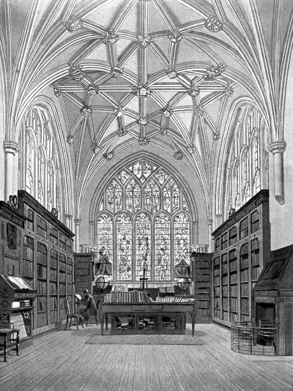 Knihovna Winchester College od William Bennett