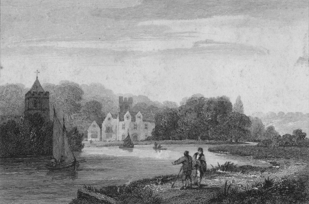 Bisham Abbey, 1810 od William Bernard Cooke