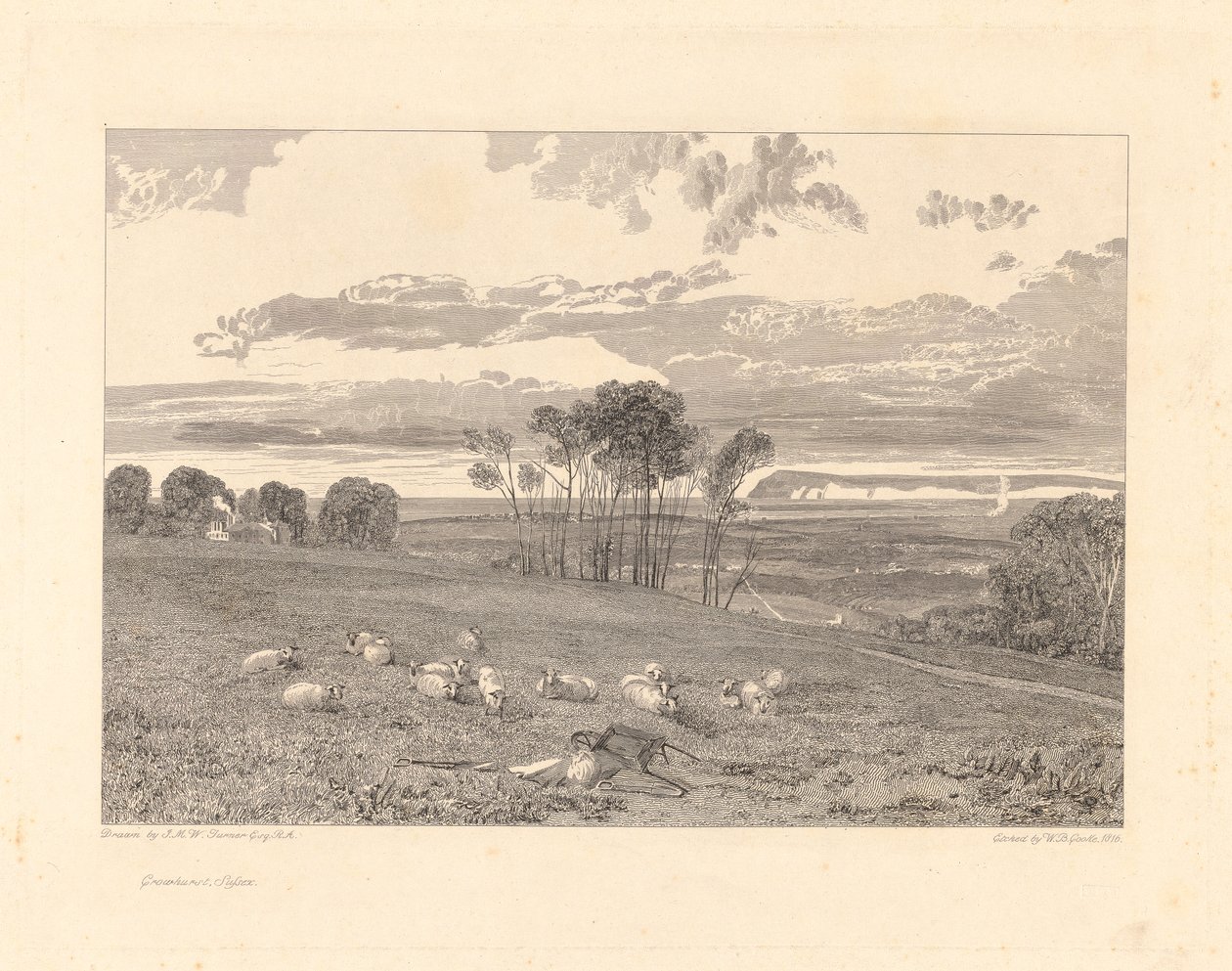 Crowhurst, Sussex od William Bernard Cooke