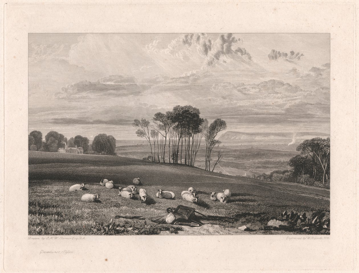 Crowhurst, Sussex od William Bernard Cooke