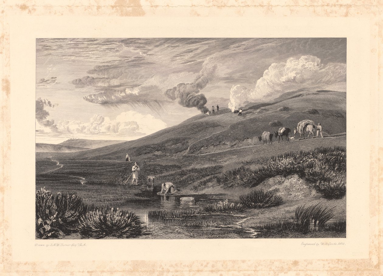 Dartmoor; Zdroj Tamar a Torridge od William Bernard Cooke