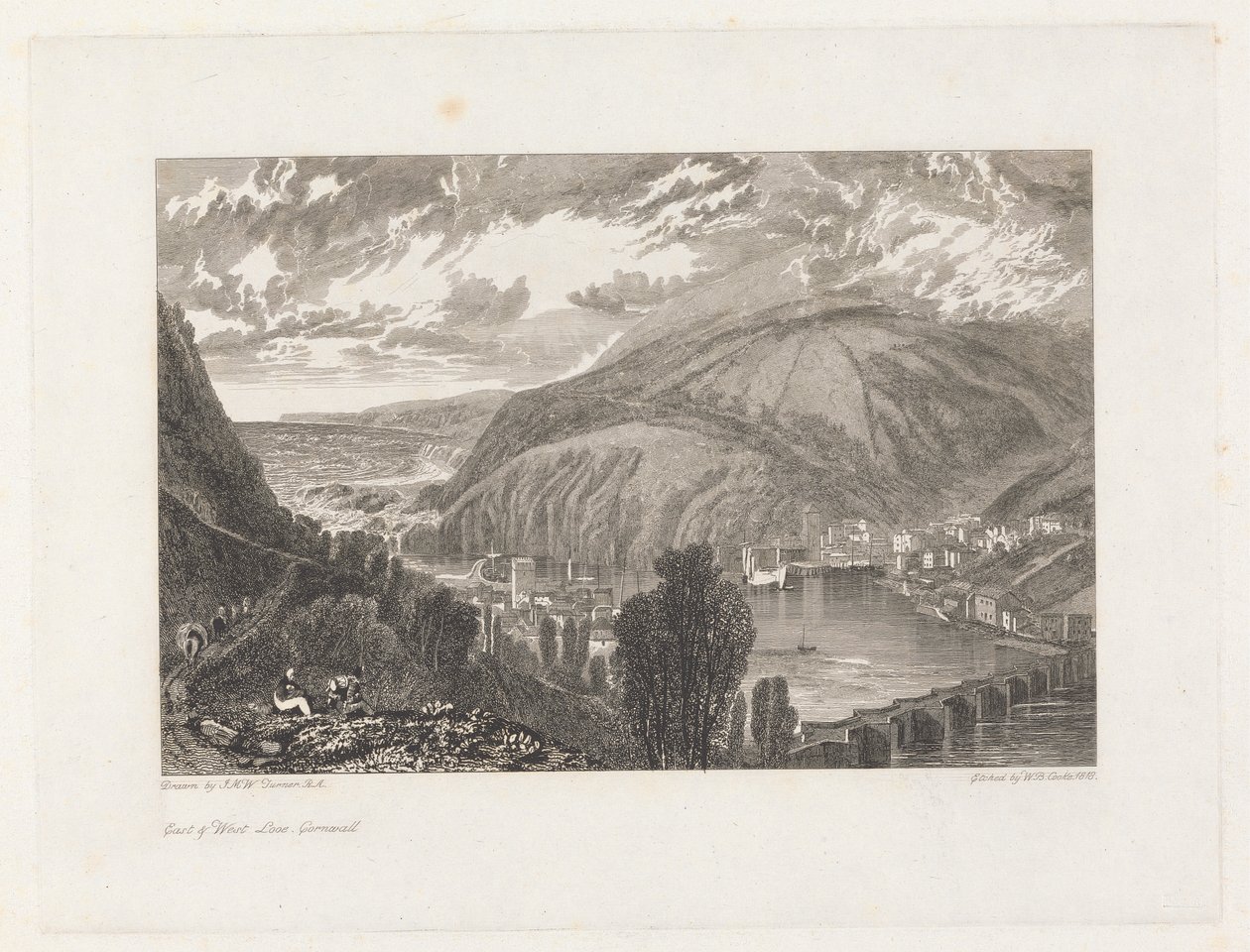 East & West Looe, Cornwall od William Bernard Cooke