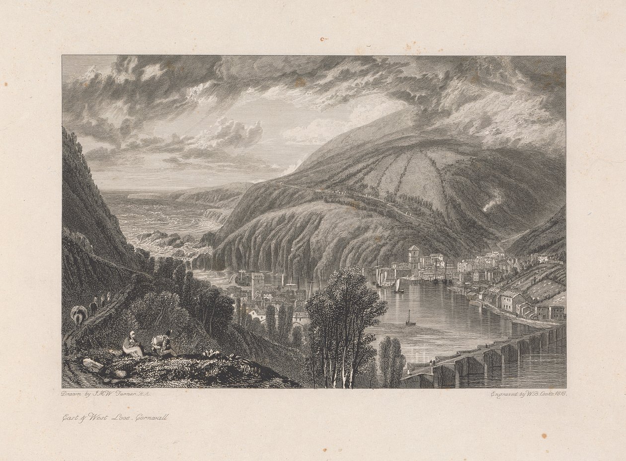 East & West Looe, Cornwall od William Bernard Cooke