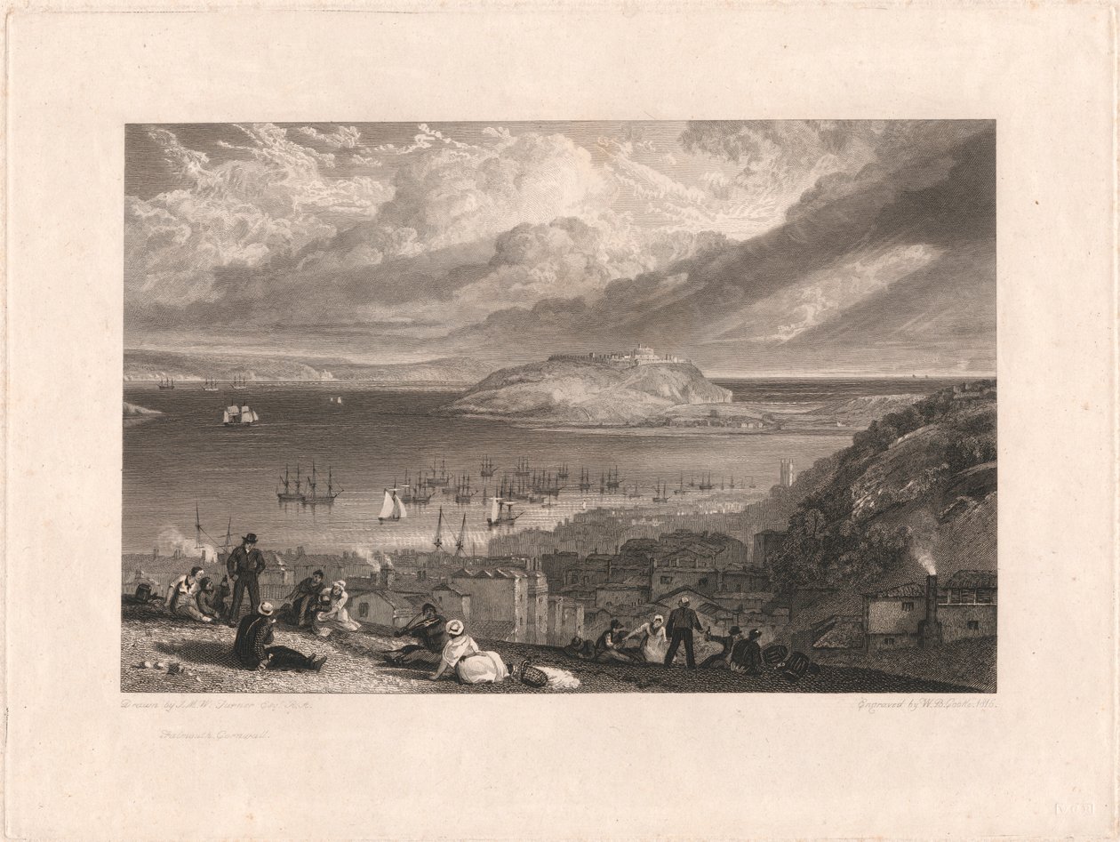 Falmouth, Cornwall od William Bernard Cooke