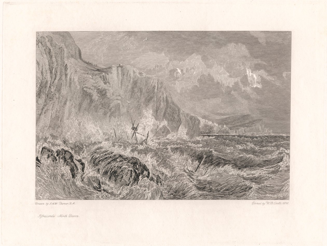 Ilfracombe, Severní Devon od William Bernard Cooke