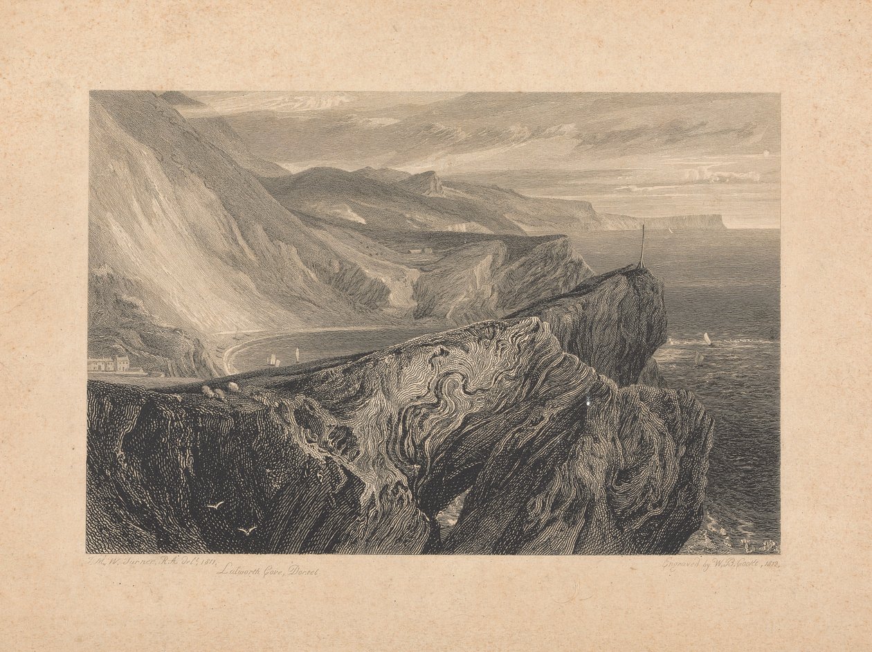 Lulworth Cove, Dorset od William Bernard Cooke