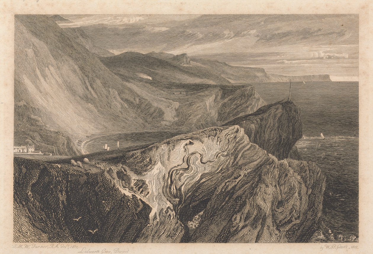 Lulworth Cove, Dorset od William Bernard Cooke