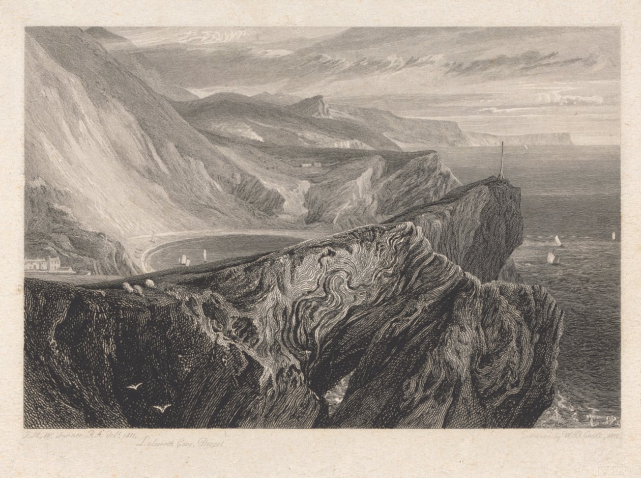Lulworth Cove, Dorsetshire od William Bernard Cooke