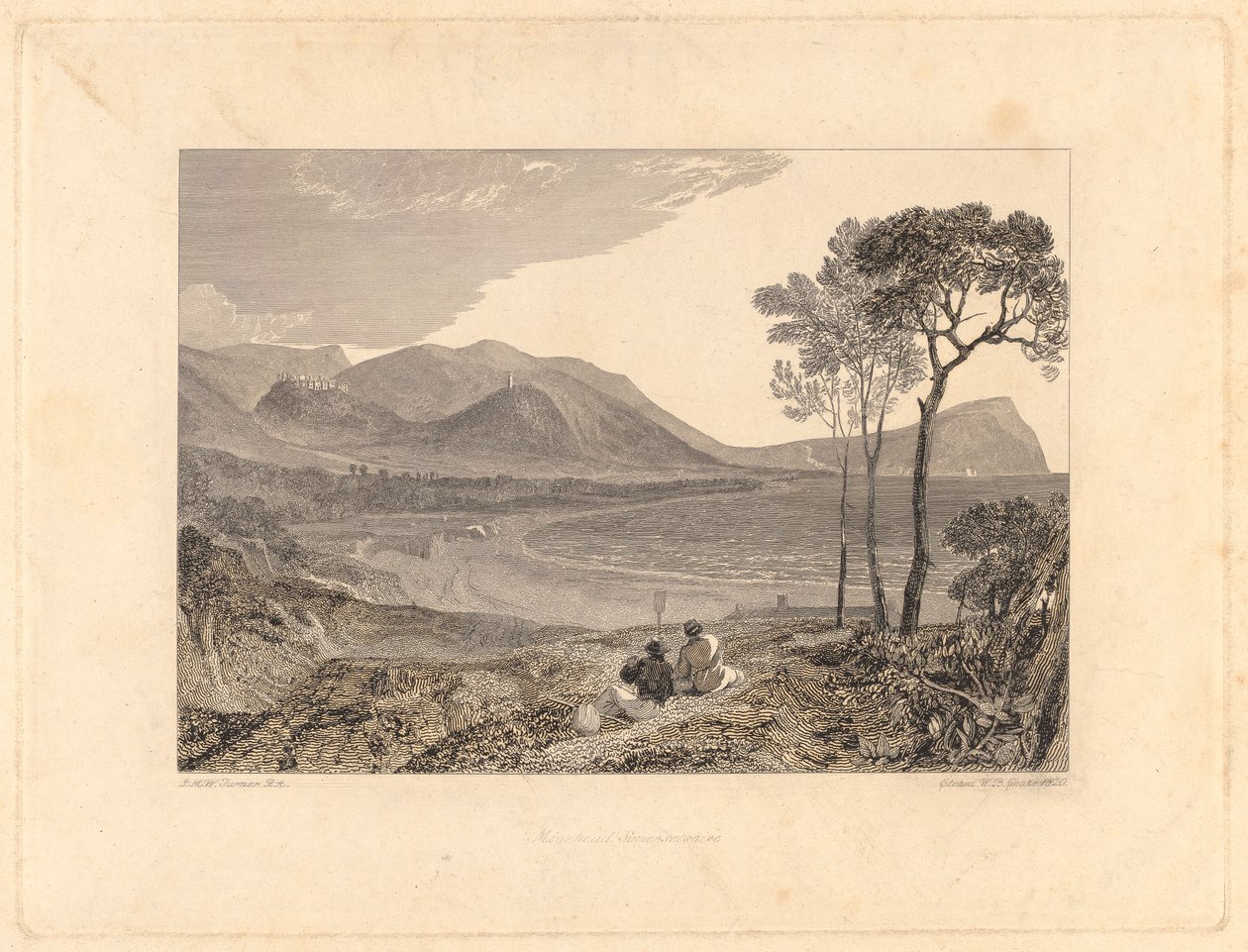 Minehead, Somersetshire od William Bernard Cooke