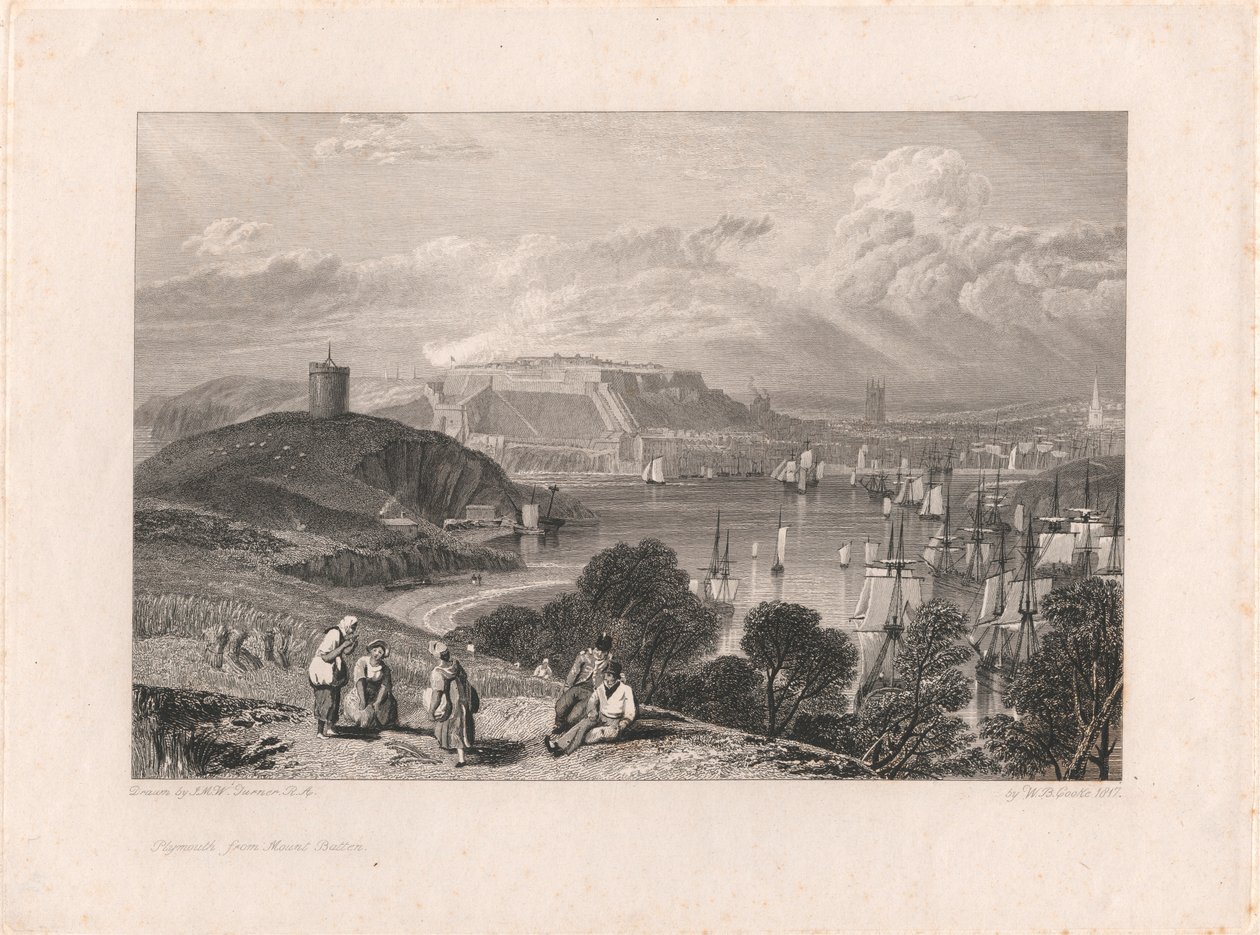 Plymouth z Mount Batten od William Bernard Cooke