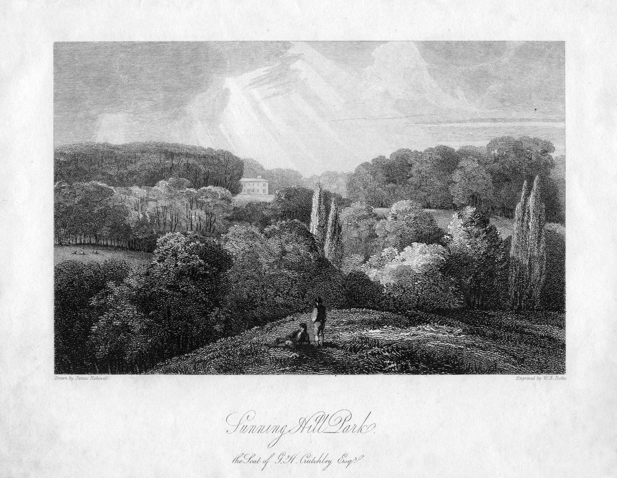 Sunninghill Park, Berkshire, 1813 od William Bernard Cooke