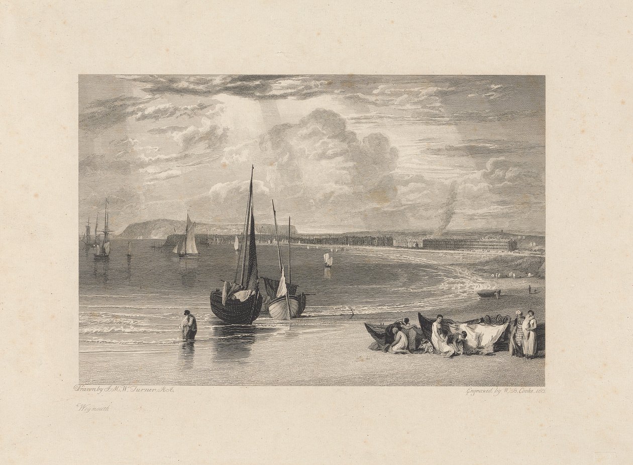 Weymouth, Dorset od William Bernard Cooke