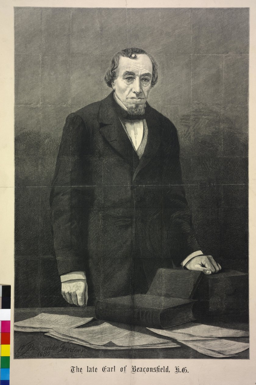 Benjamin Disraeli od William Biscombe Gardner