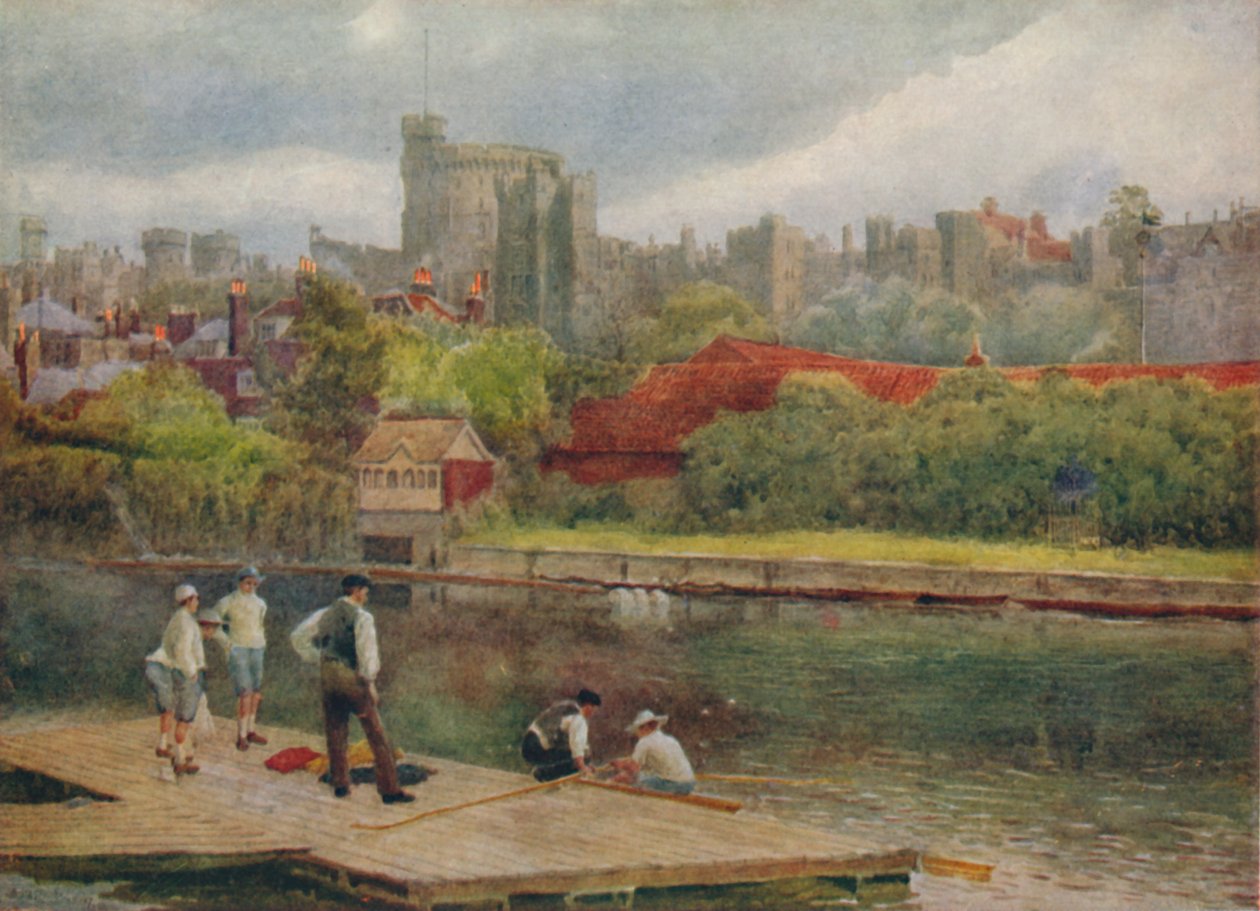 Hrad z vorů, c1900 od William Biscombe Gardner