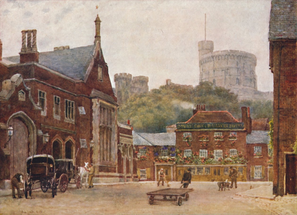 Kulatá věž a jihozápadní nádraží, c1900 od William Biscombe Gardner