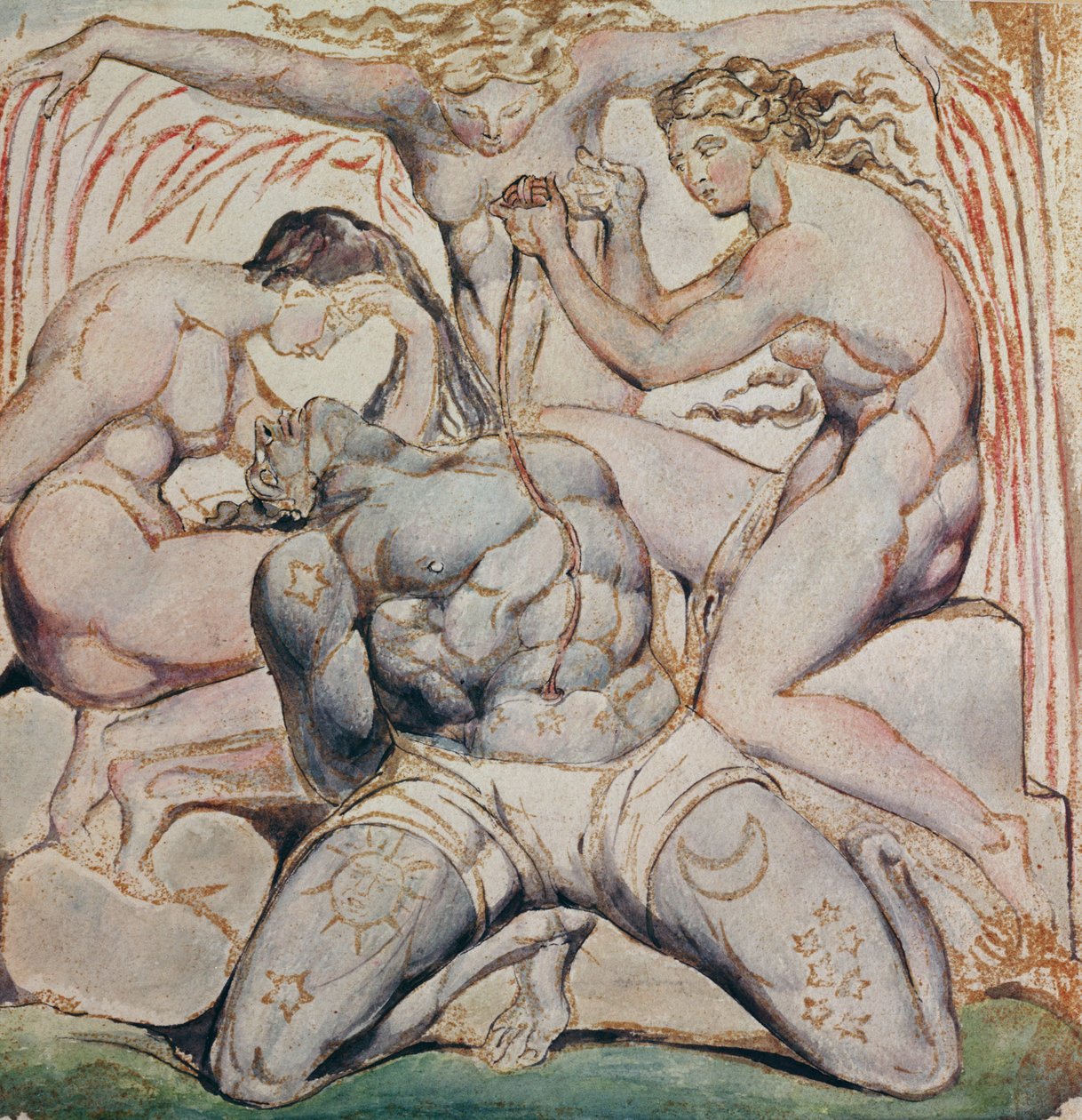 Albion a jeho mučitelé, deska 25, Jeruzalém od William Blake