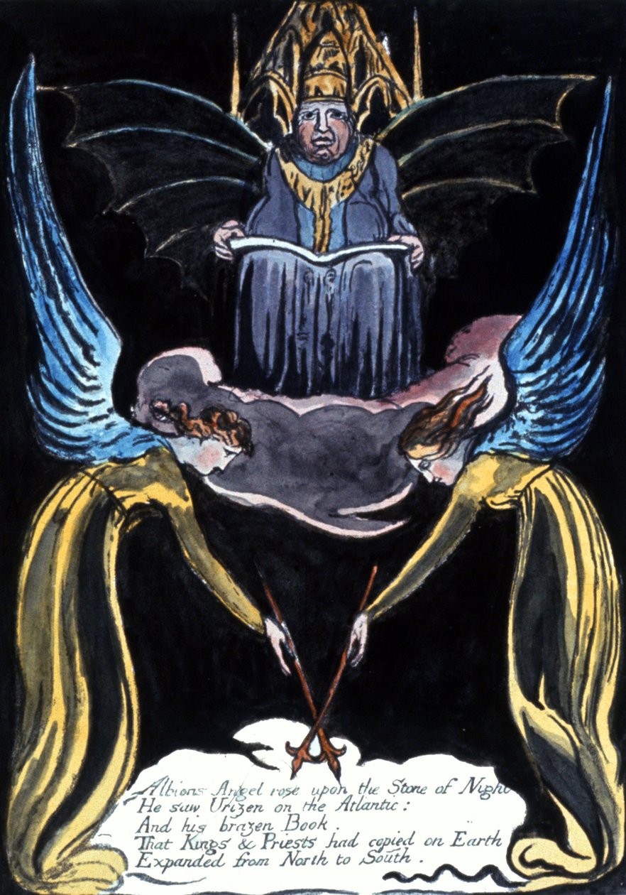 Albionský anděl povstal od William Blake