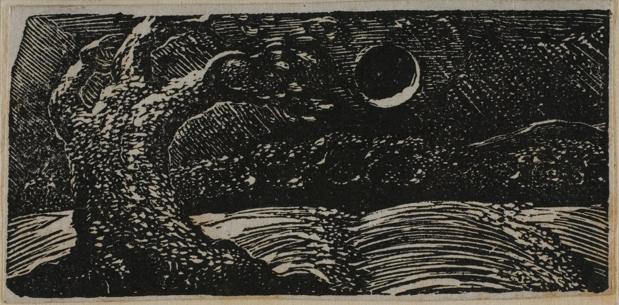 Blasted Tree and Flattened Crops, z The Pastorals of Virgil od William Blake