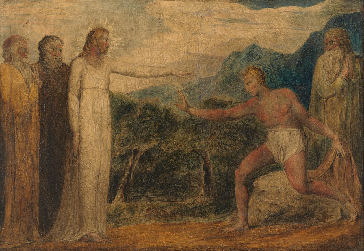 Kristus dává pohled Bartimaiovi od William Blake