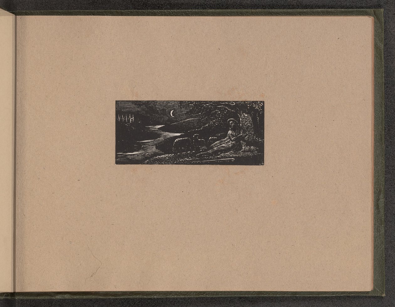 Colinet odpočívá v noci od William Blake