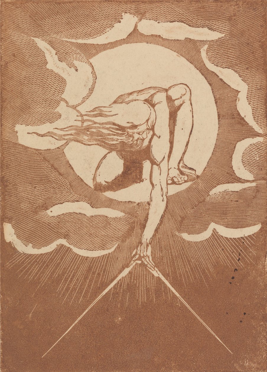 Evropa. Proroctví; Frontispis od William Blake