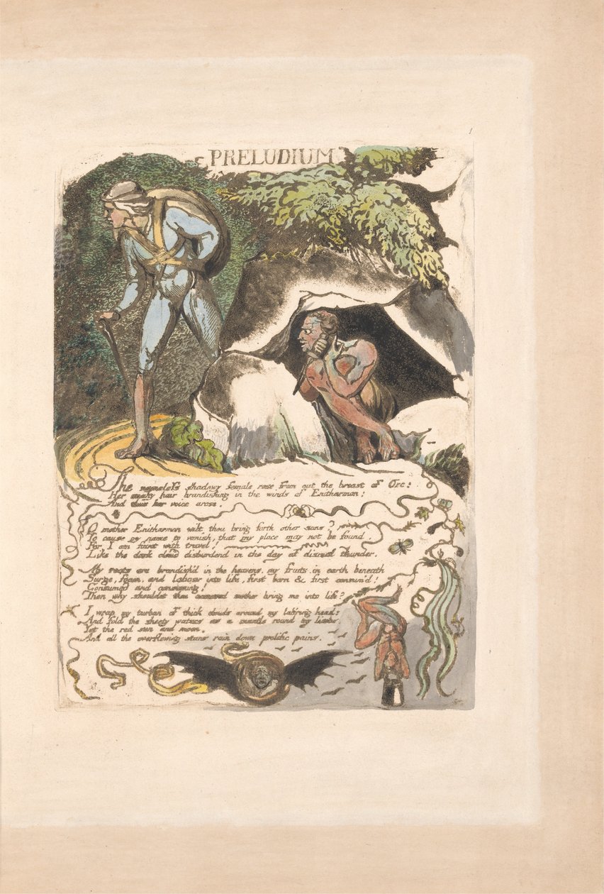 Evropa. Proroctví, deska 3, Preludium od William Blake