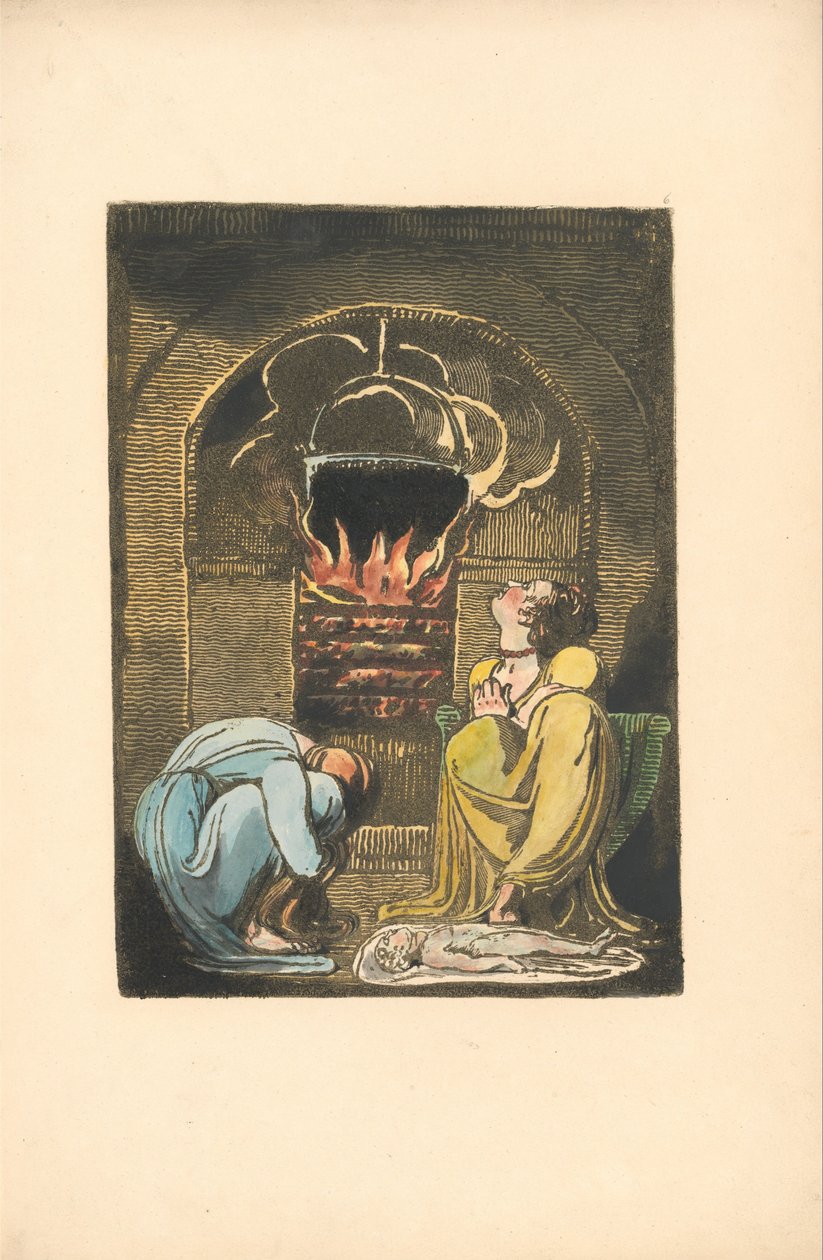 Evropa. Proroctví, talíř 8 (Bentley 9) od William Blake