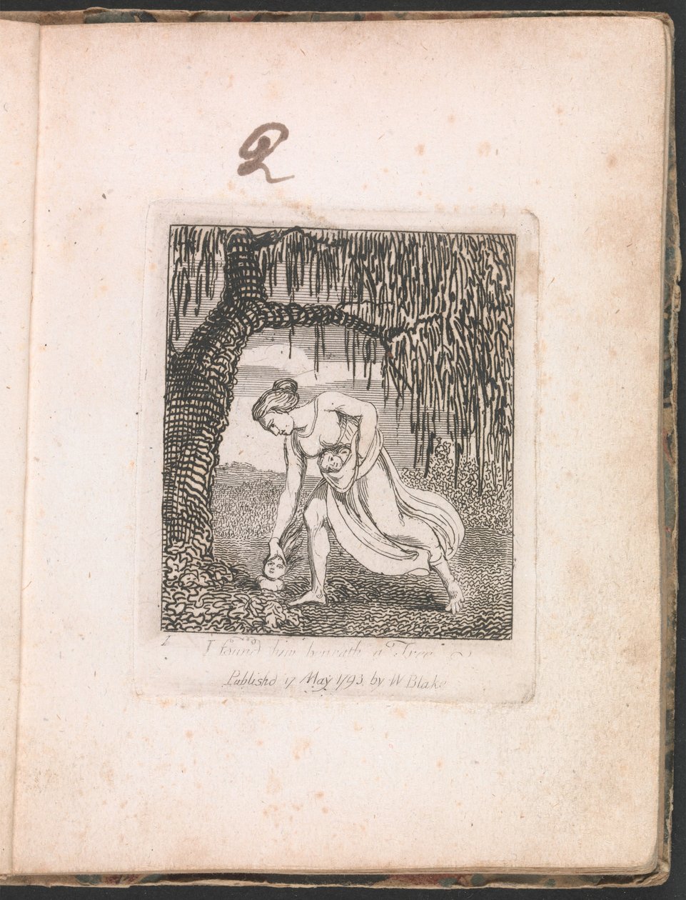 Pro děti. Brány ráje, talíř 3, našel jsem ho pod stromem od William Blake
