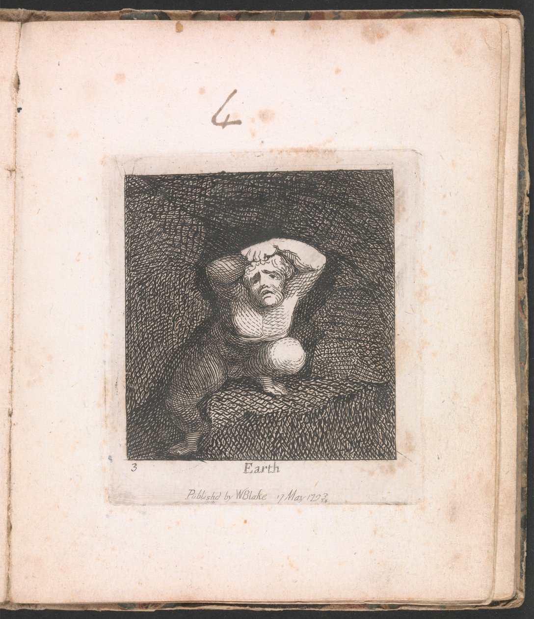 Pro děti. Brány ráje, deska 5, "Země" od William Blake