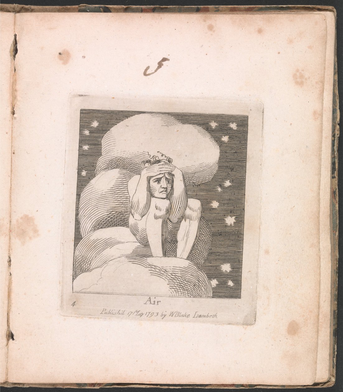 Pro děti. Brány ráje, talíř 6, vzduch od William Blake