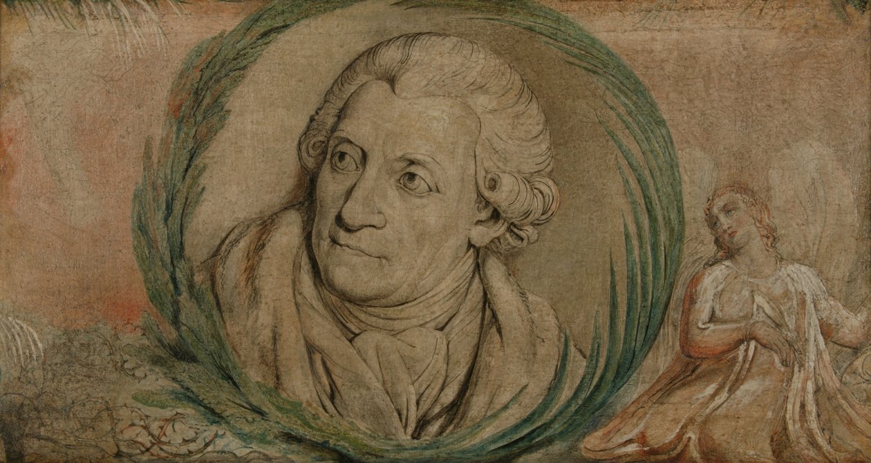 Friedrich Gottlieb Klopstock (tempera kankaalle) od William Blake