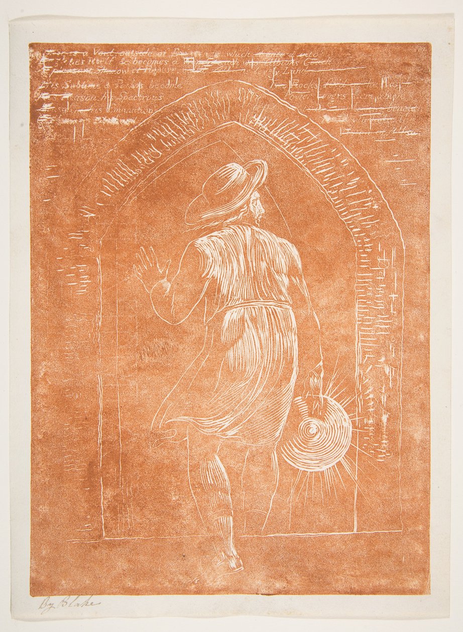Frontispis do Jeruzaléma, Emanace Velkého Albionu, [ca. 1804-20]. od William Blake