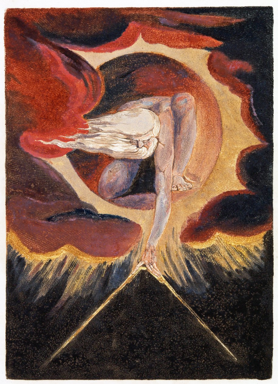 Ilustrace z „Evropa: Proroctví“, Lambeth od William Blake