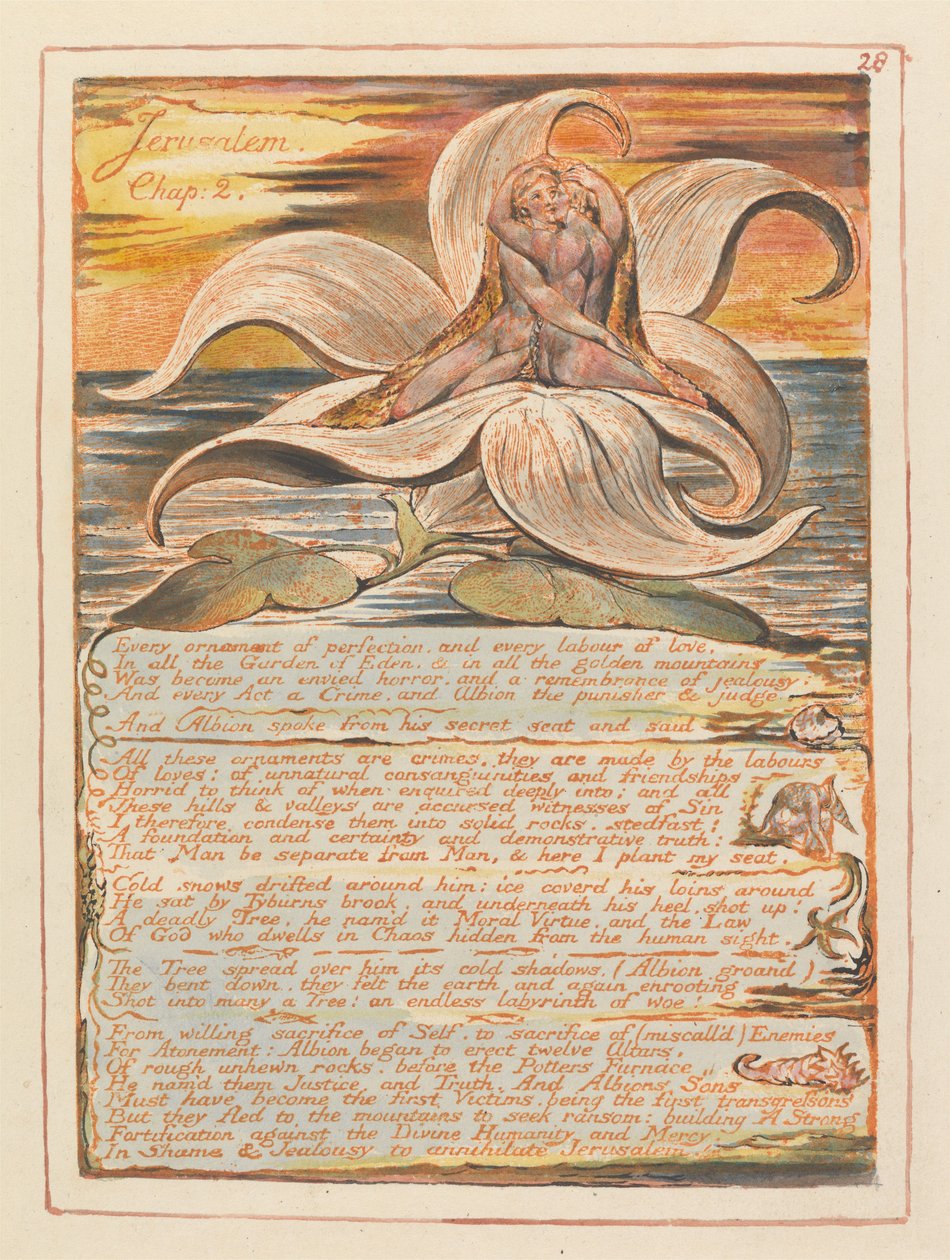 Jerusalem, Kapitel 2. Jeder Schmuck der Vollkommenheit... (Platte 28) od William Blake