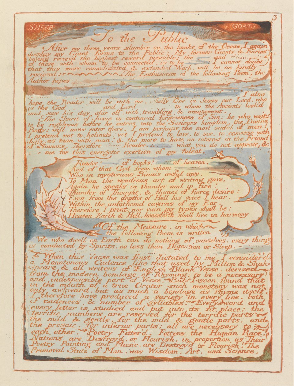 Jeruzalém, talíř 3, Pro veřejnost .... od William Blake